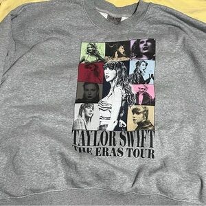 Taylor Swift The Eras Tour Heather Gray Sweatshirt